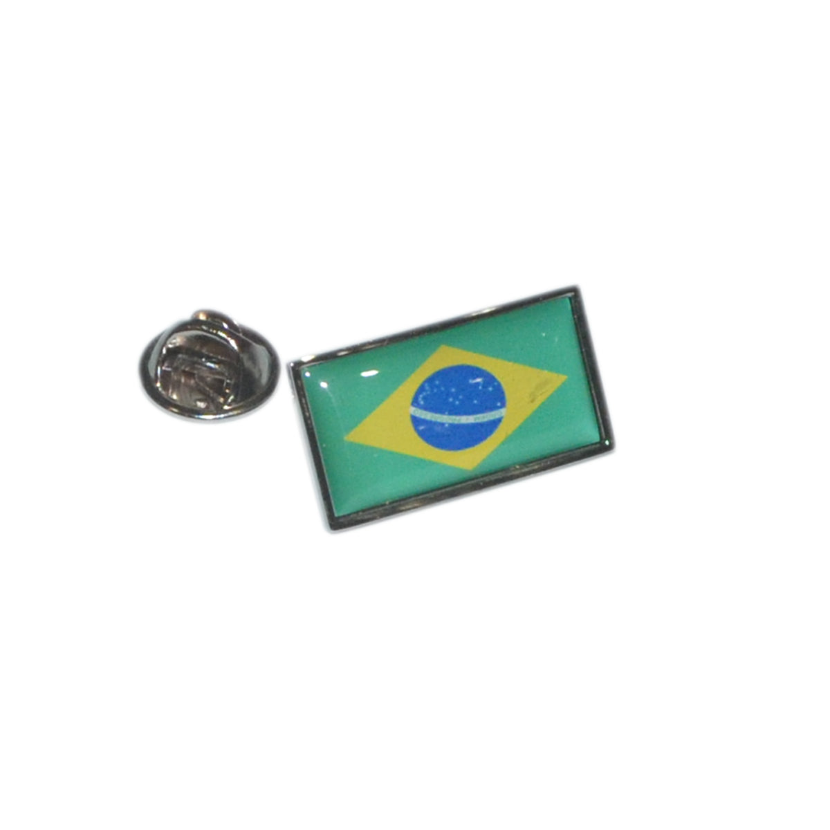 Brazil Flag Lapel Pin Badge