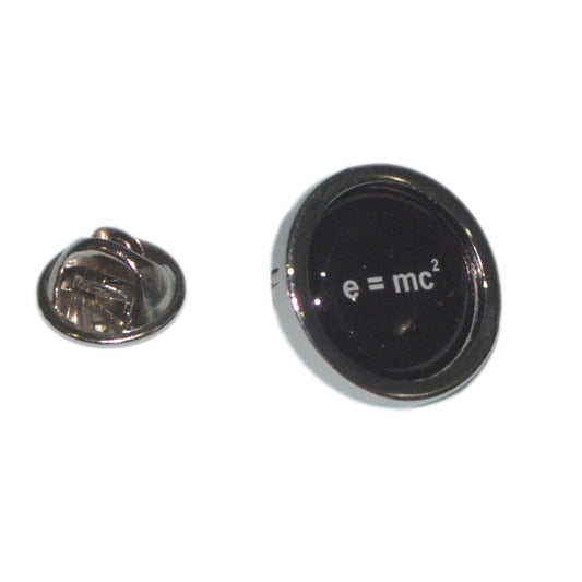e=mc2 Theory of Relativity Lapel Pin Badge