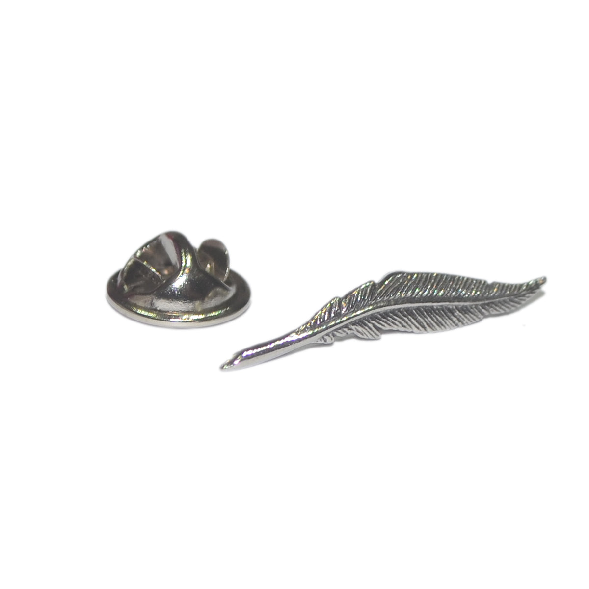 Quill Pen Pewter Lapel Pin Badge