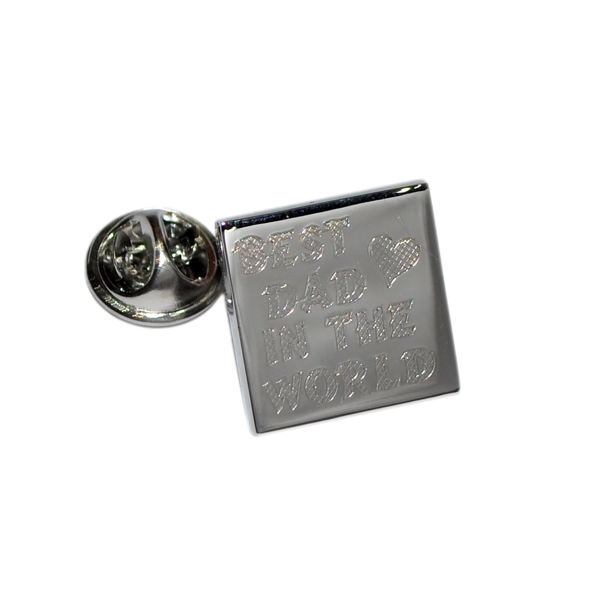 Best Dad in the World Lapel PIn Badge