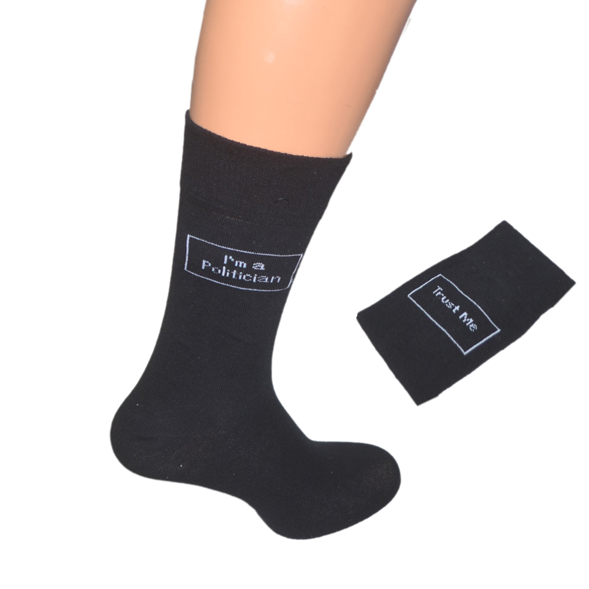 Trust Me I’m A Politician Woven Design Socks| Ashton and Finch