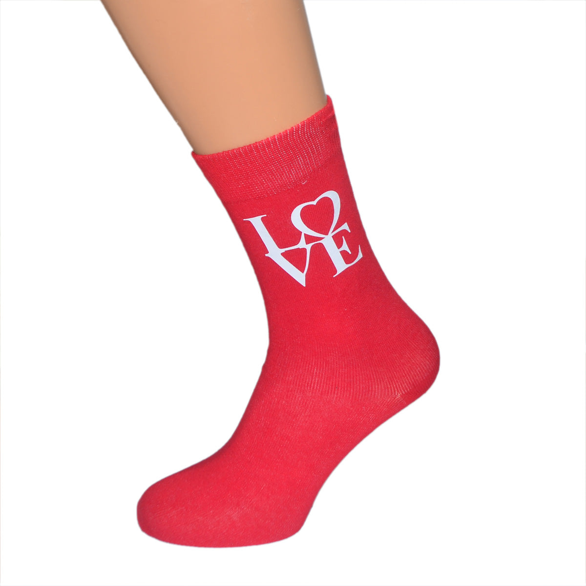 Love Design Mens Red Socks| Ashton and Finch