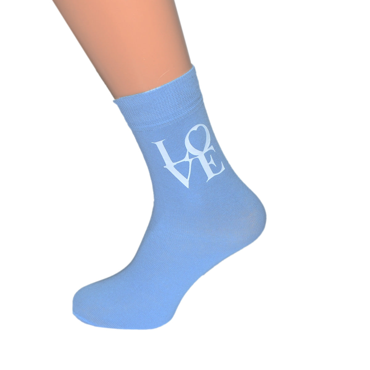 Love Design Mens Blue Socks| Ashton and Finch