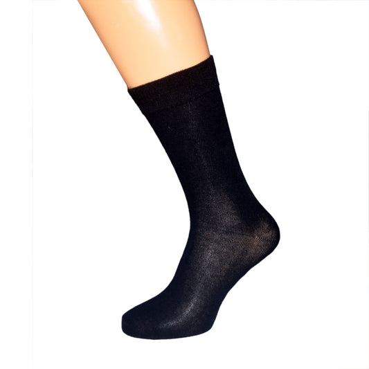 Plain Black Socks| Ashton and Finch