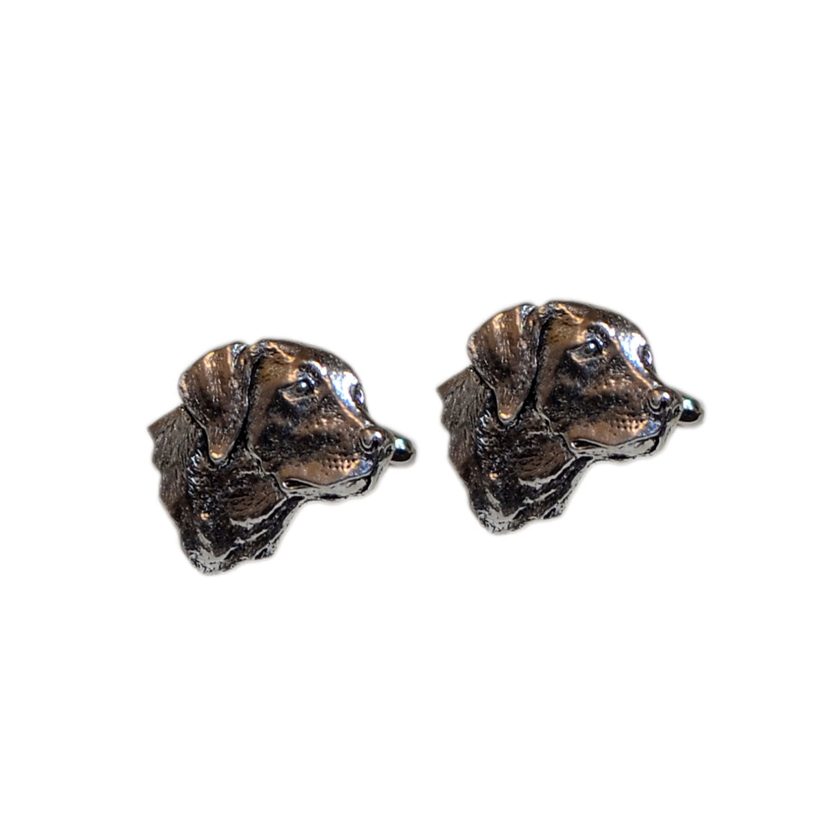 English Made Pewter Dog Labrador Head Cufflinks | Ashton and Finch