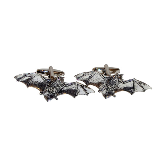 English Made Pewter Bats Cufflinks | Ashton and Finch