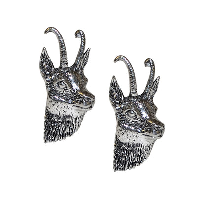 English Made Goats Head Pewter Cufflinks | Ashton and Finch