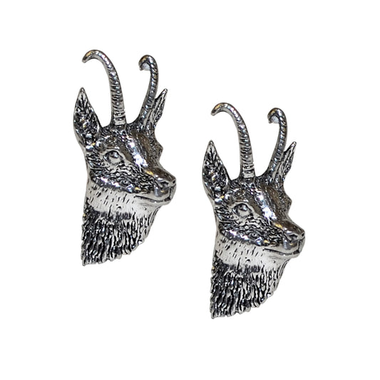 English Made Goats Head Pewter Cufflinks | Ashton and Finch