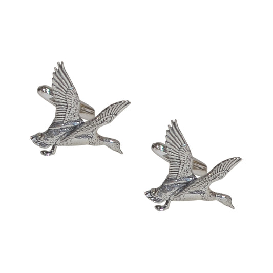 English Made Mallard Duck Pewter Cufflinks | Ashton and Finch