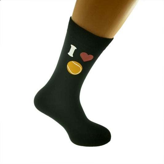 I Love Tennis Picture Design Socks| Ashton and Finch