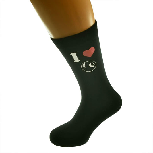 I Love Pool Picture Design Socks| Ashton and Finch