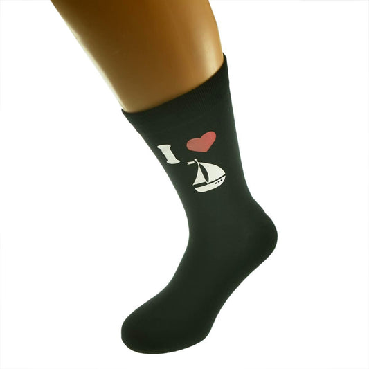 I Love Sailing Mens Socks With Picture Design| Ashton and Finch