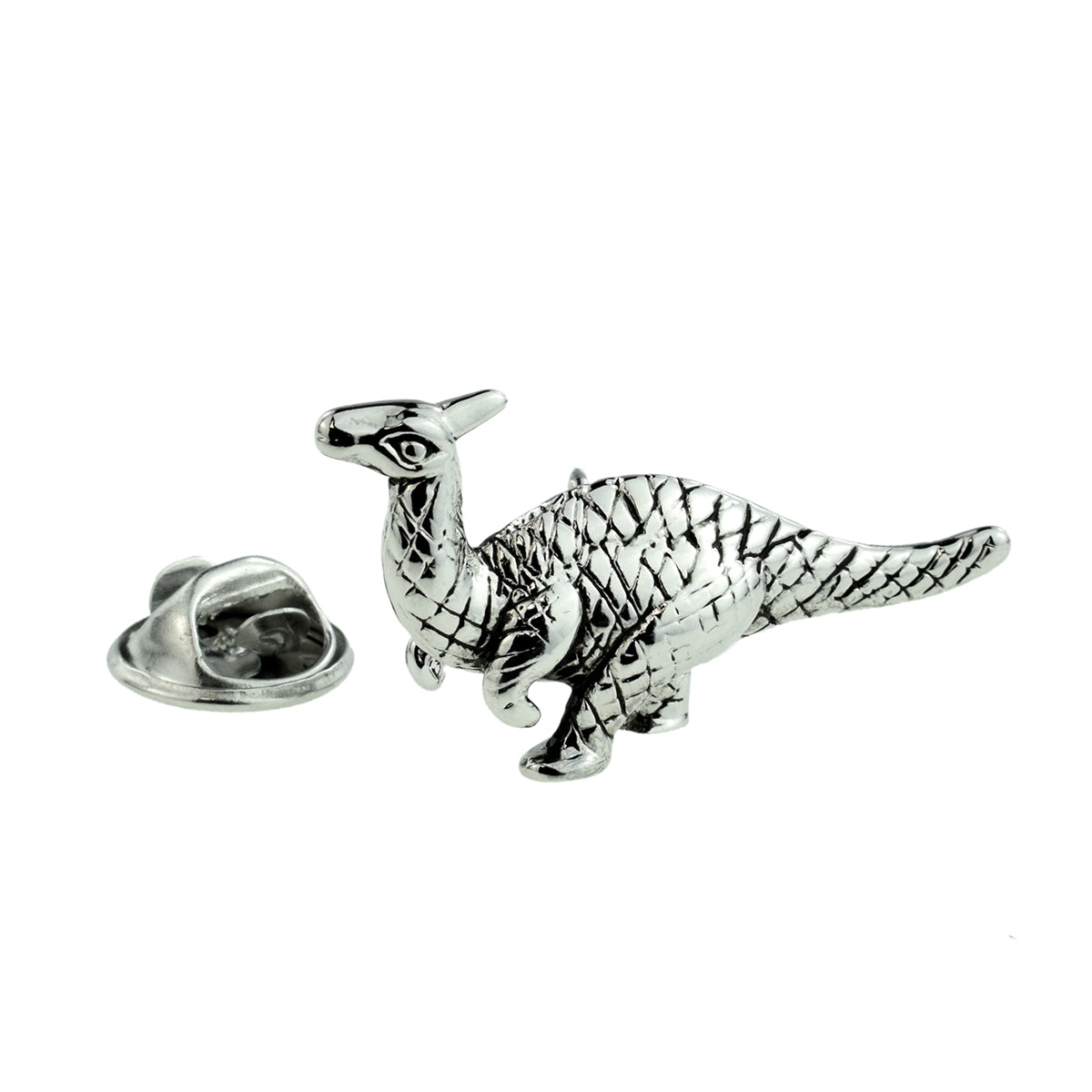 Parasaurolophus Dinosaur Lapel Pin Badge