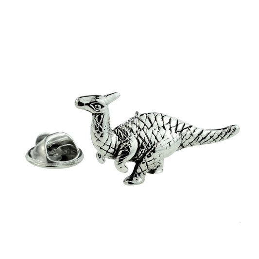 Parasaurolophus Dinosaur Lapel Pin Badge