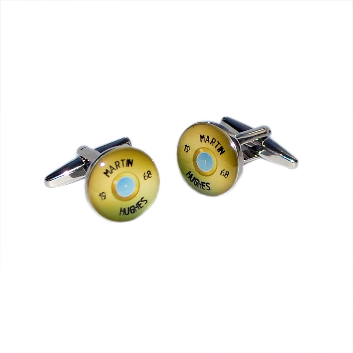 Personalised Shotgun Cap Cufflinks | Ashton and Finch