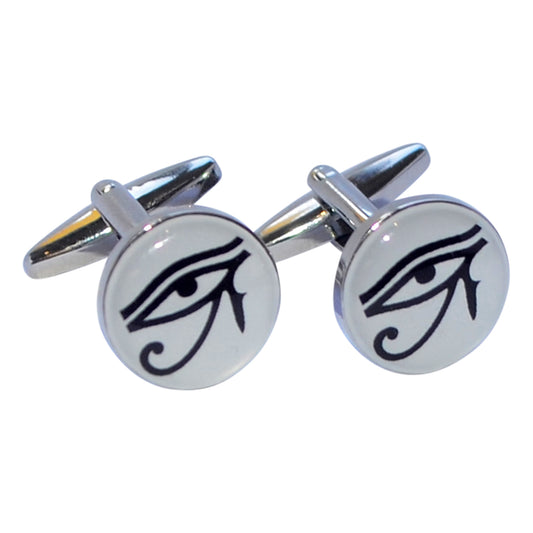 Eye of Horus Round Cufflinks | Ashton and Finch