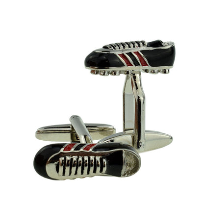 Black & Red Football Boots Sport Cufflinks | Ashton and Finch