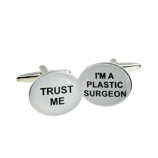 Trust me I'm a Plastic Surgeon Cufflinks | Ashton and Finch