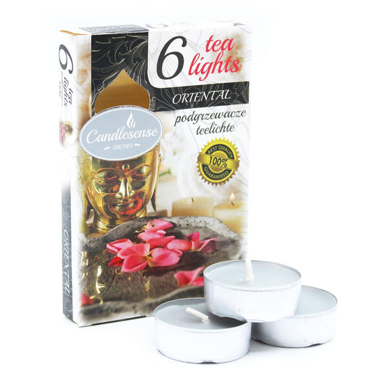 Oriental Scented Tealight Candles Pack of 6