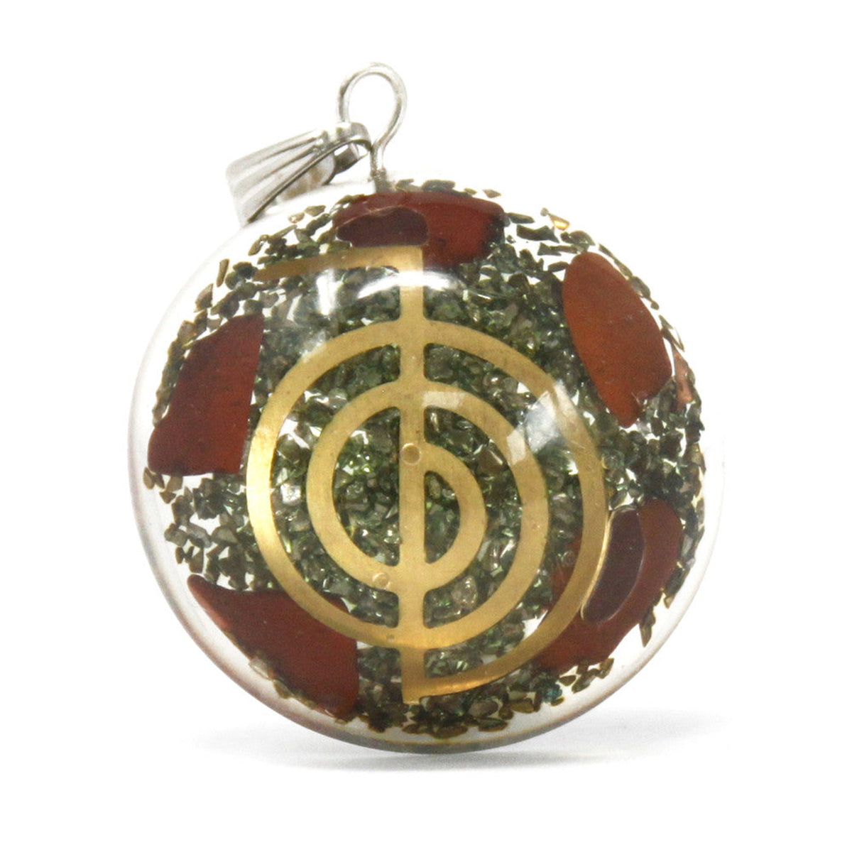 Symbolic Power Dome Orgonite Power Pendant