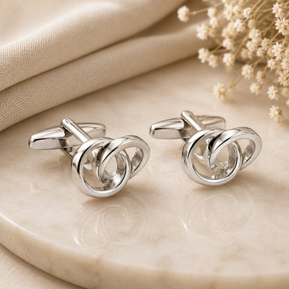 Joined Wedding Rings Cufflinks