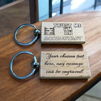 Personalised Accountant Keyring Gift  | Ashton and Finch