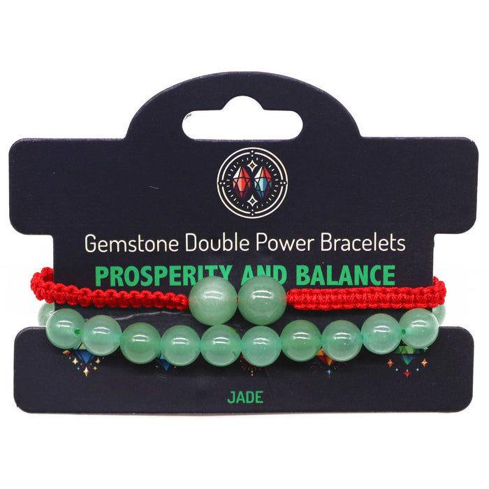 Jade Double Gemstone Bracelet
