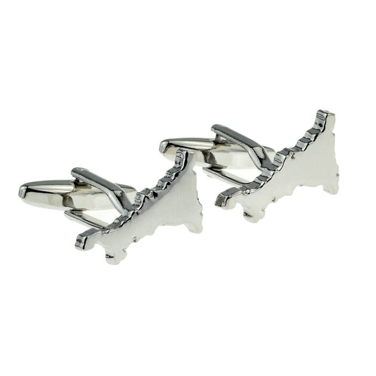 Cornwall Outline Map Cufflinks | Ashton and Finch