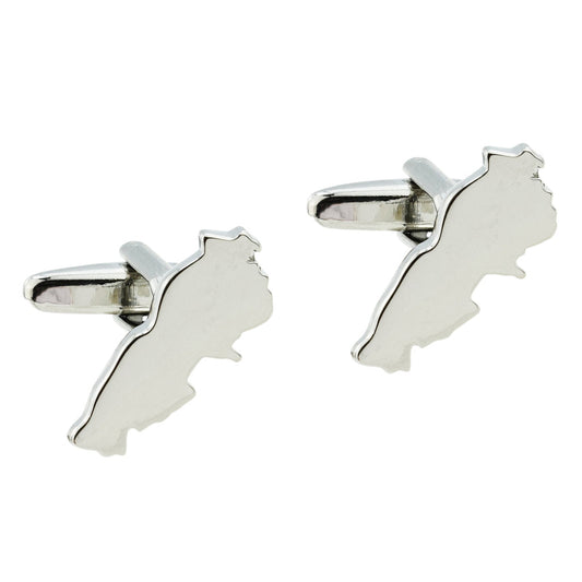 Lebanon Outline Map Cufflinks | Ashton and Finch