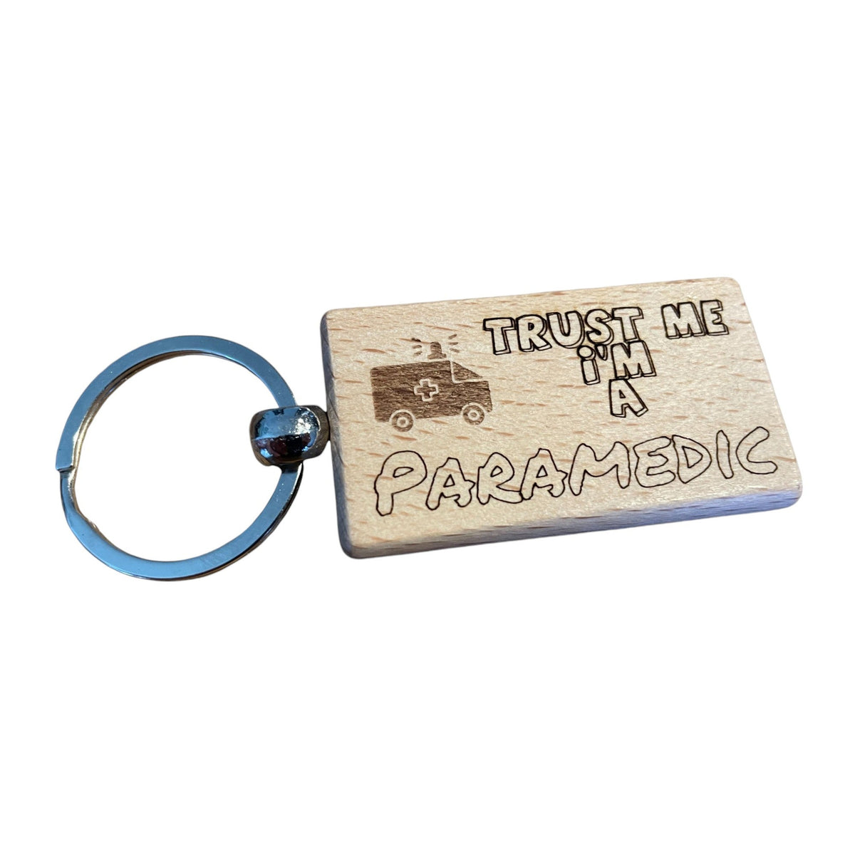 Trust Me, I'm a Paramedic Keyring Gift  | Ashton and Finch