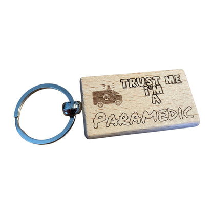 Trust Me, I'm a Paramedic Keyring Gift  | Ashton and Finch