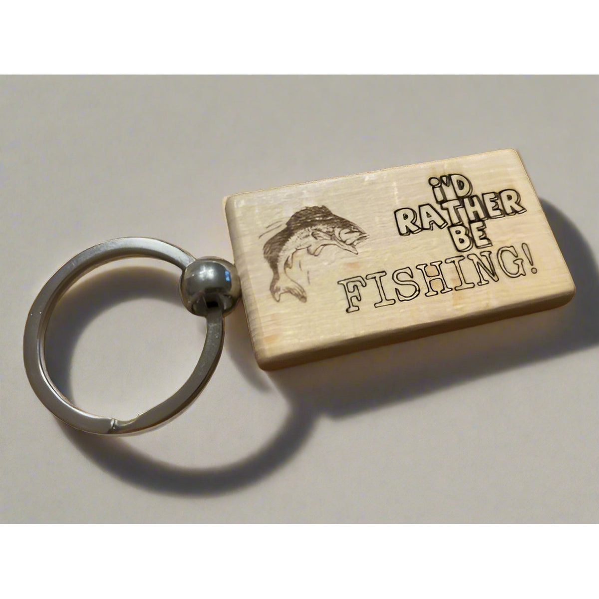 I'd Rather Be Fishing Keyring Gift  | Ashton and Finch