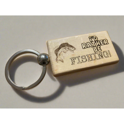 I'd Rather Be Fishing Keyring Gift  | Ashton and Finch