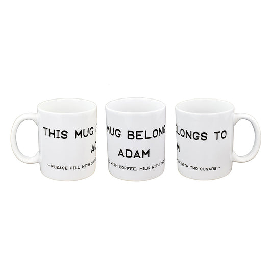 Personalised Mug – Funny Filling Instructions Coffee Cup | Ashton and Finch