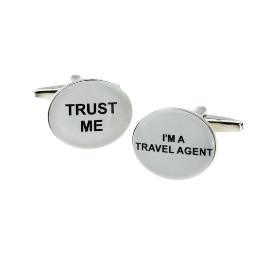 Trust me I am a Travel Agent Cufflinks | Ashton and Finch