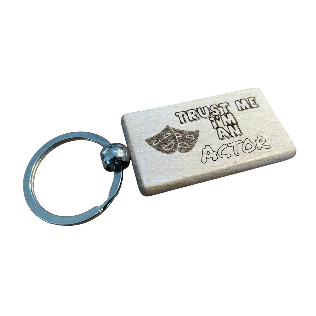 Trust Me, I'm an Actor Keyring Gift  | Ashton and Finch