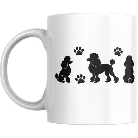 Poodle Silhouette Mug – Poodle Dog Design - Ashton and Finch
