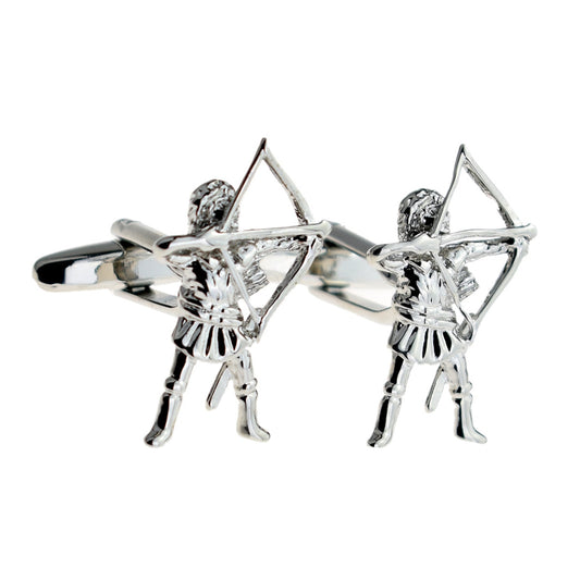 Archer  Bow & Arrow Archery Sport Cufflinks | Ashton and Finch