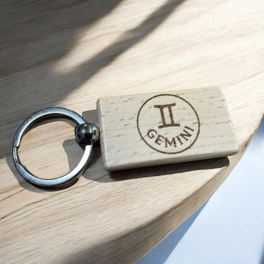 Gemini Zodiac Keyring Gift  | Ashton and Finch