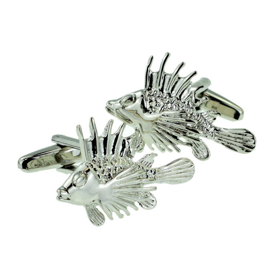 Tropical Spikey Fish Cufflinks | Ashton and Finch