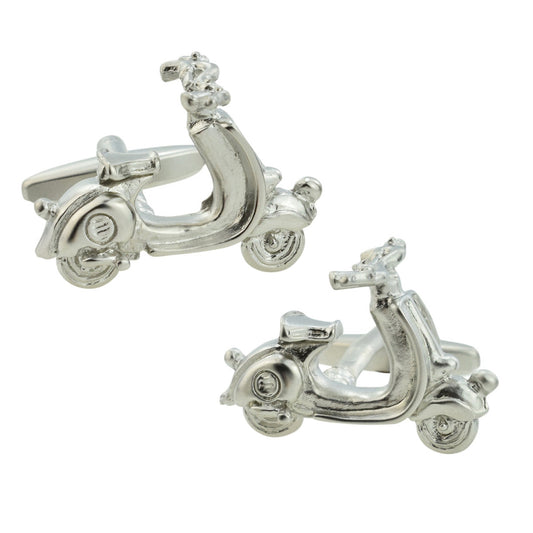 Large High Detail Scooter Cufflinks | Ashton and Finch