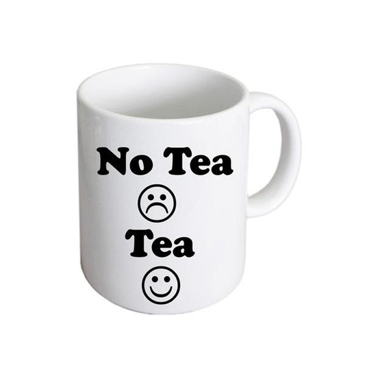 Tea Mug – No Tea Funny Coffee Cup | Ashton and Finch