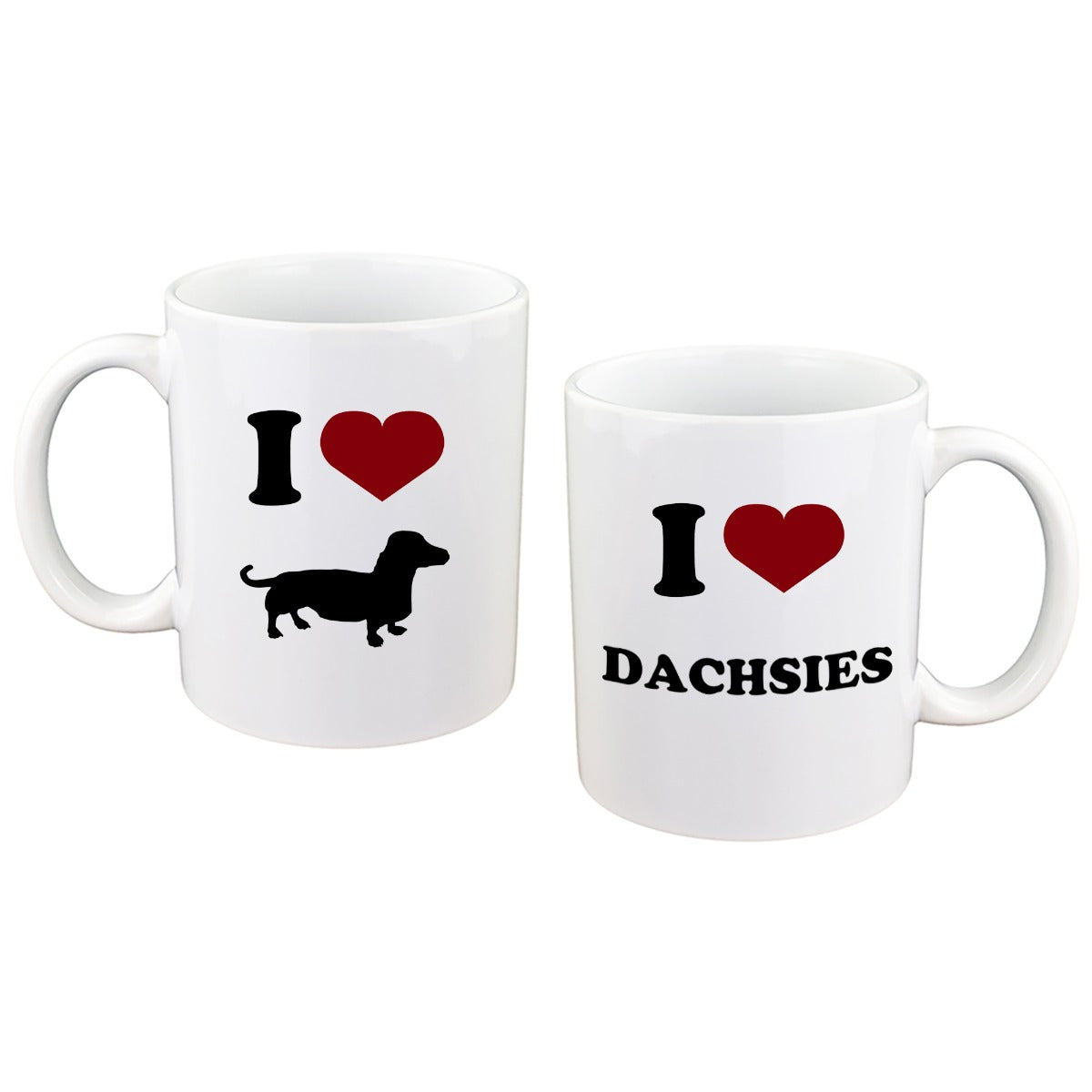 Dachshund Mug – I Love Dachshunds Coffee Cup | Ashton and Finch