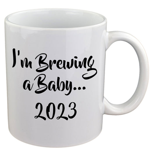 Pregnancy Mug – I’m Brewing a Baby Ceramic Cup | Ashton and Finch