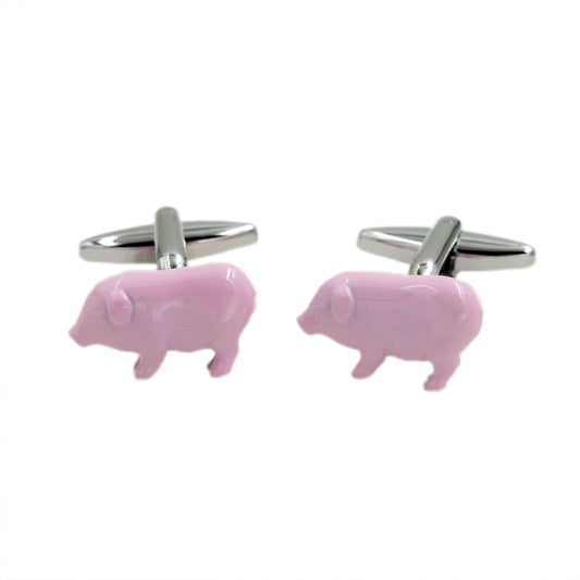 Pink Pigs Farm Animal Cufflinks | Ashton and Finch