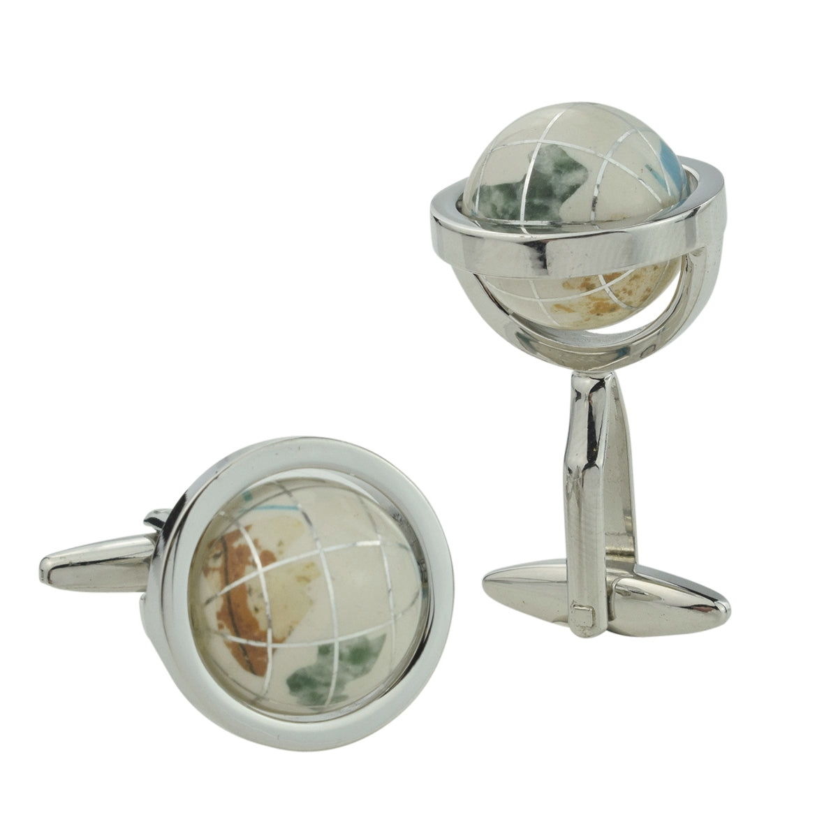 Spinning Globe High Quality Cufflinks | Ashton and Finch