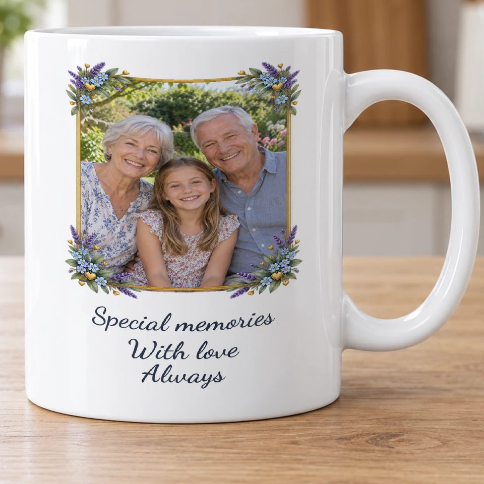 Personalised Grandparents Garden Photo Mug — personalise with your own photo