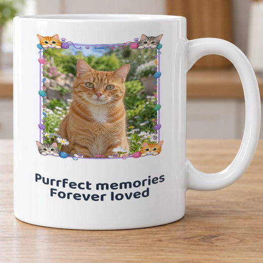 Personalised Cat Whiskers Photo Mug — personalise with your own photo
