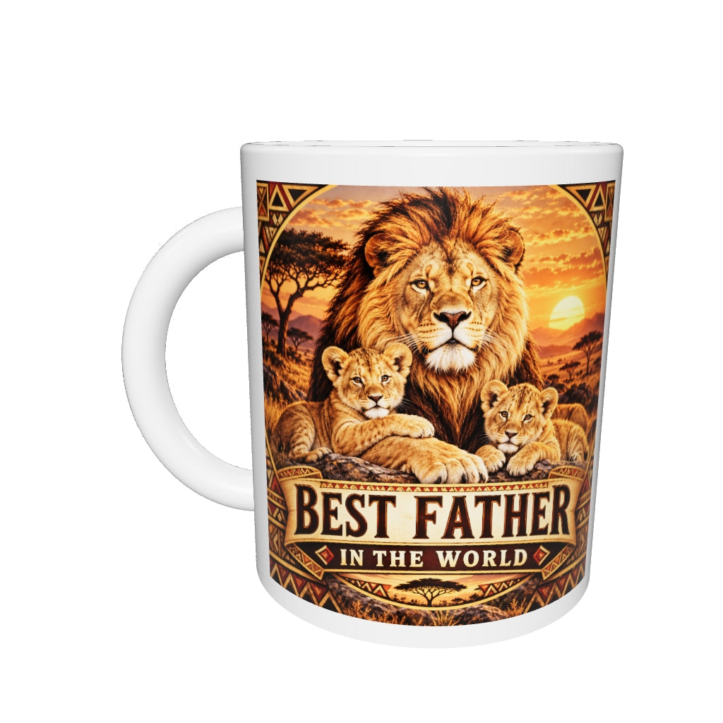 Best Father in the World – Lion Mug — interactive 360 view