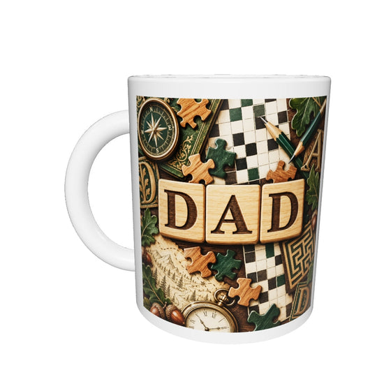 Dad – Word Game Champion Mug — interactive 360 view
